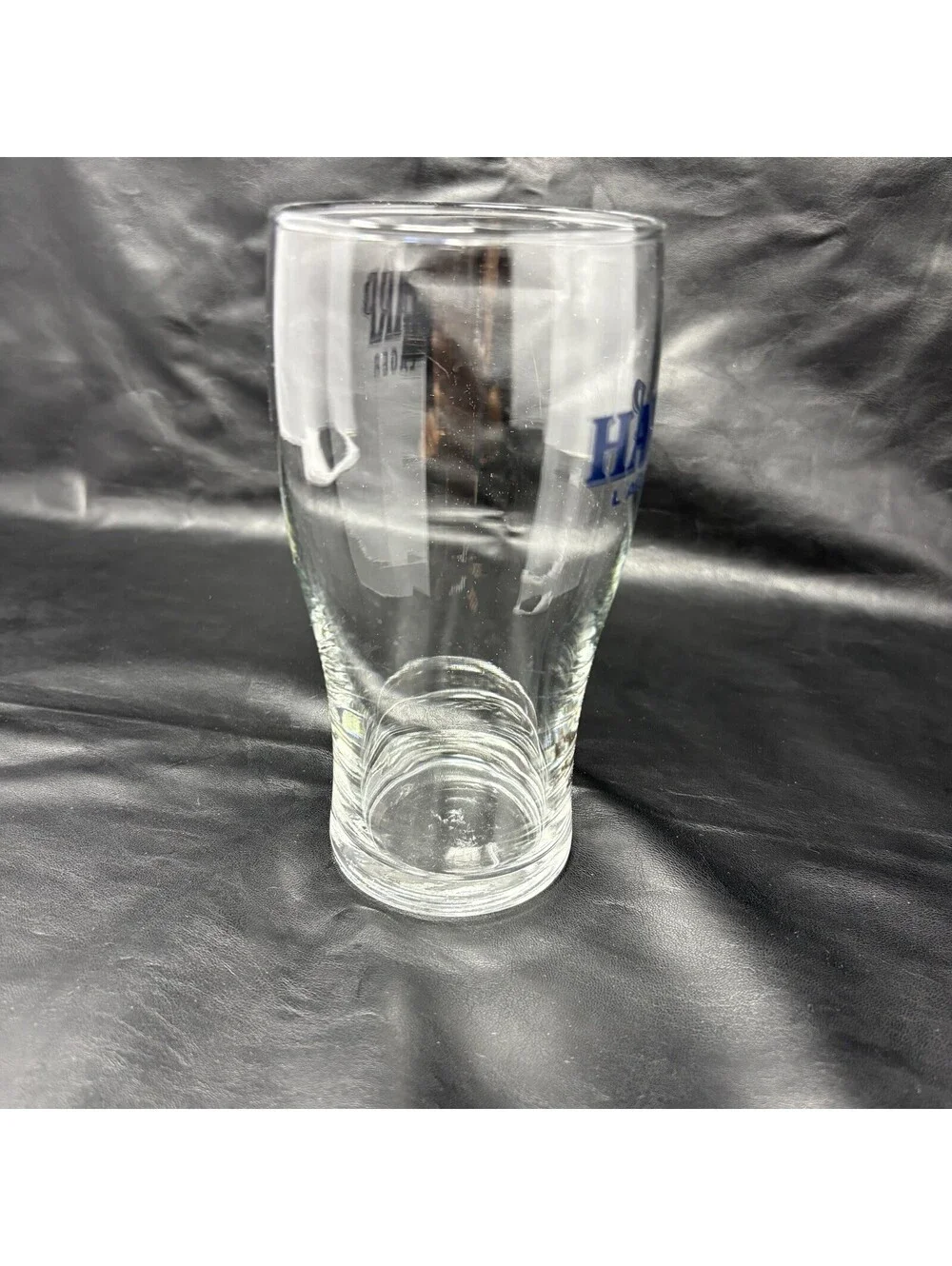 Harp Lager Beer Glass Clear Glass With Logo 18oz